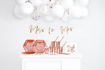 Picture of CONFETTBANNER MISS TO MRS ROSE GOLD 18X76CM